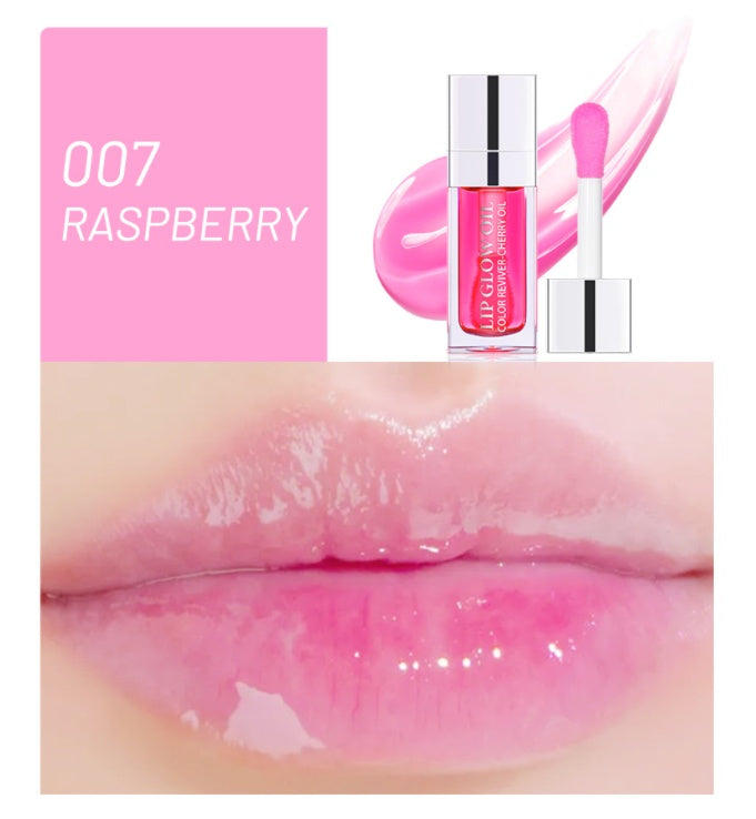 Transparent Lip Gloss Glass Oil 2 in 1