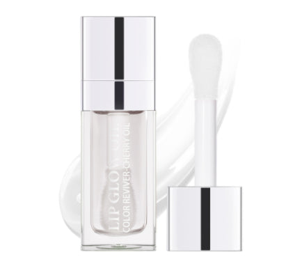 Transparent Lip Gloss Glass Oil 2 in 1